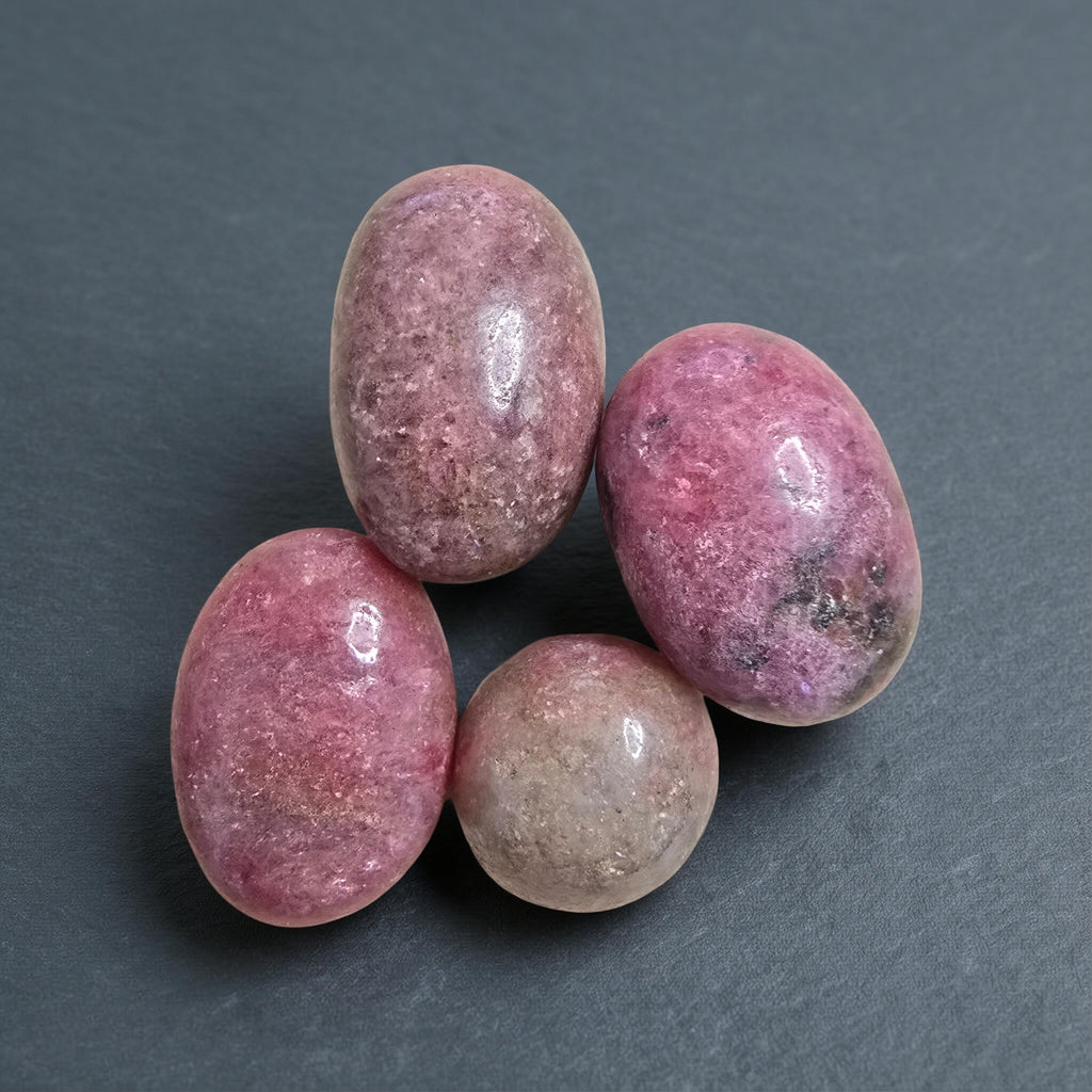Pierre Roulée Rhodonite | Guérison Émotionnelle & Amour de Soi