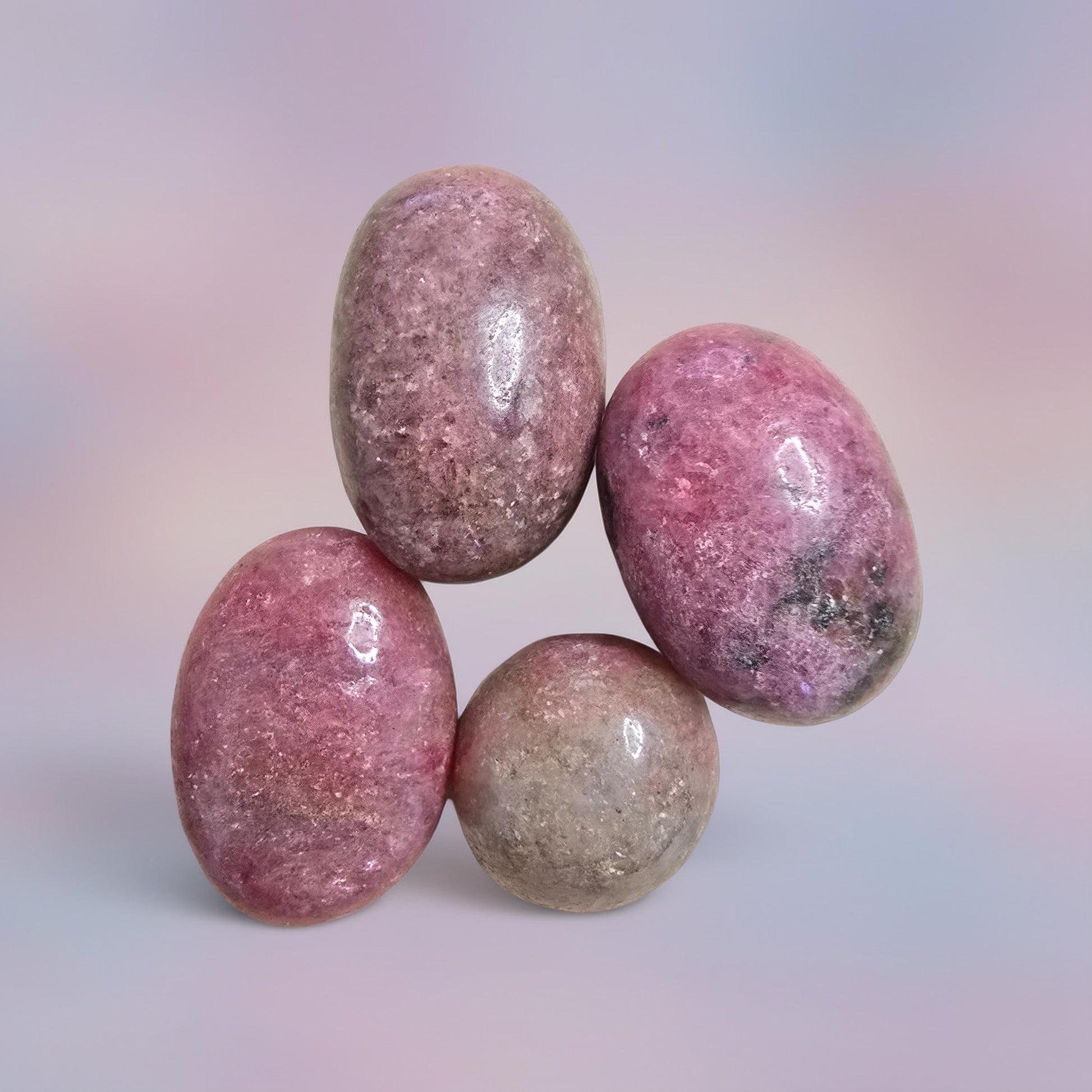Pierre Roulée Rhodonite | Guérison Émotionnelle & Amour de Soi