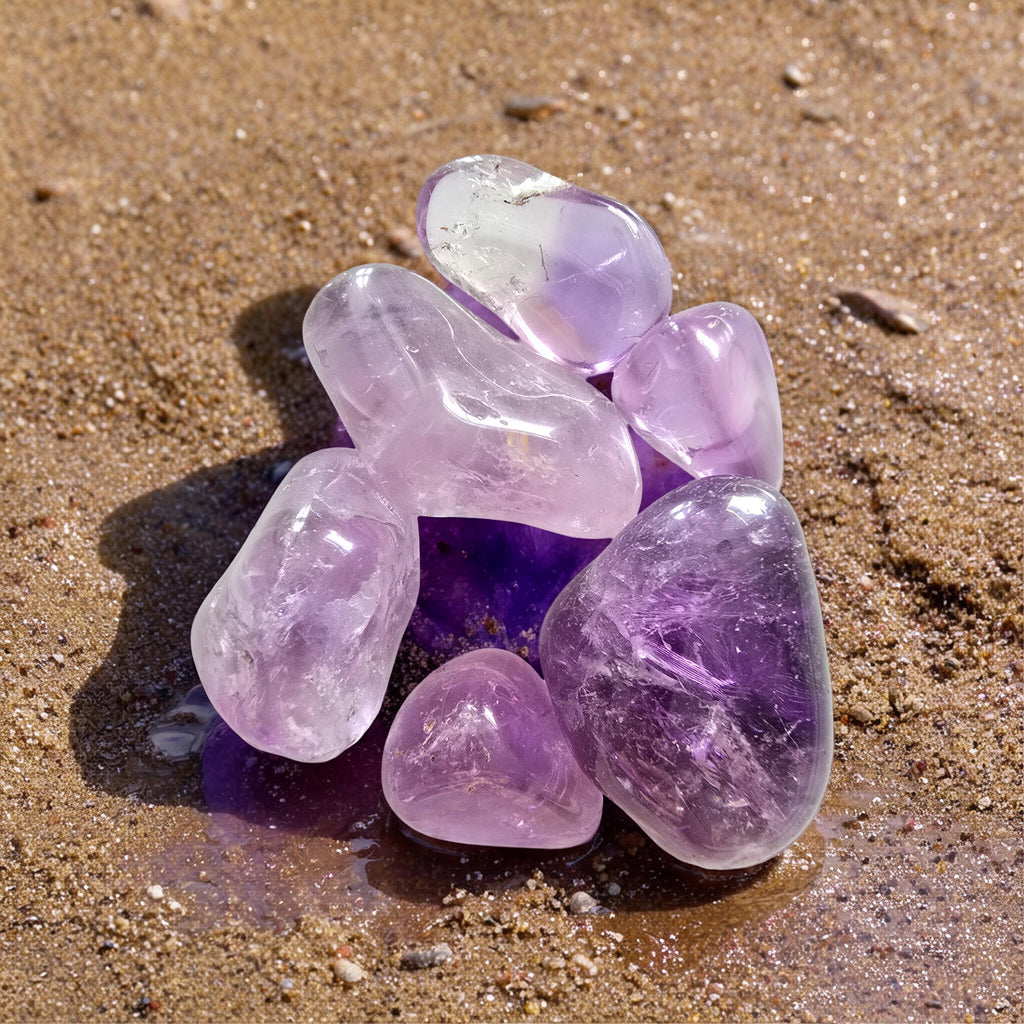 Pierre Roulée Améthyste Qualité Extra | Apaisement & Spiritualité