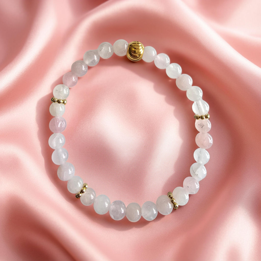 Bracelet Quartz Rose - Amour Inconditionnel & Douceur du Cœur