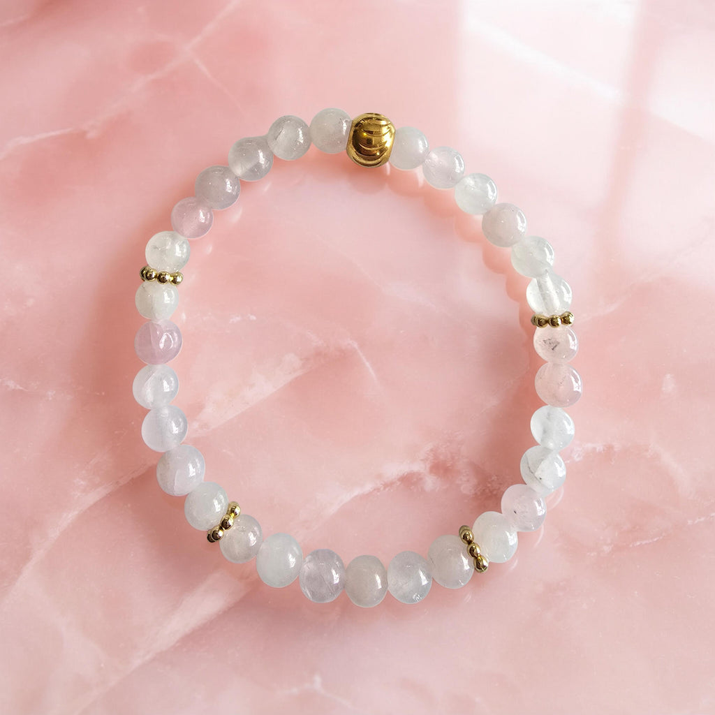 Bracelet Quartz Rose - Amour Inconditionnel & Douceur du Cœur