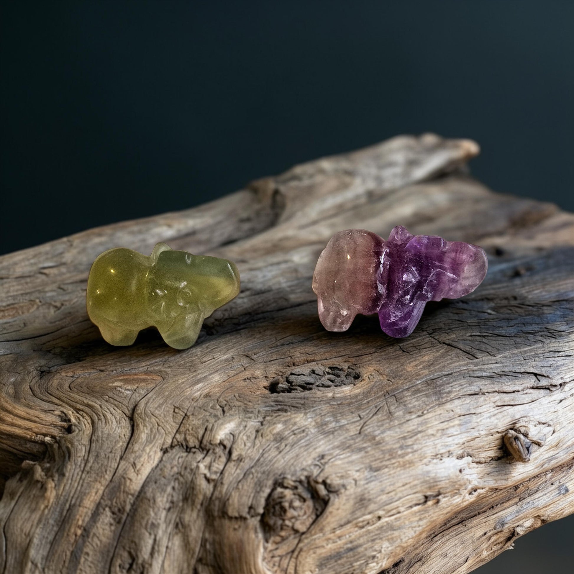 Éléphant Pierre Naturelle 40mm - Qualité Extra - Pierre Scultée