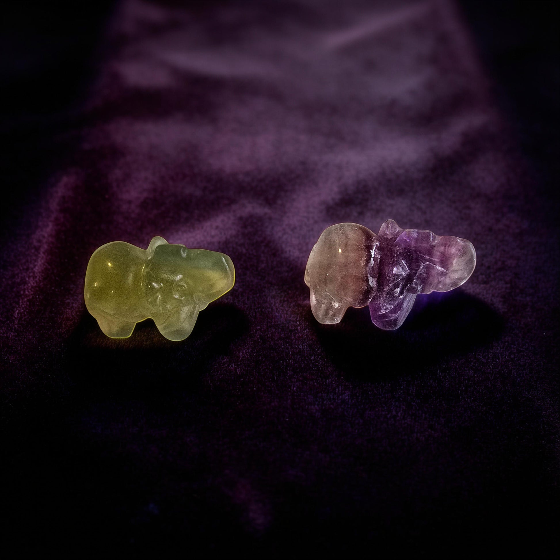 Éléphant Pierre Naturelle 40mm - Qualité Extra - Pierre Scultée