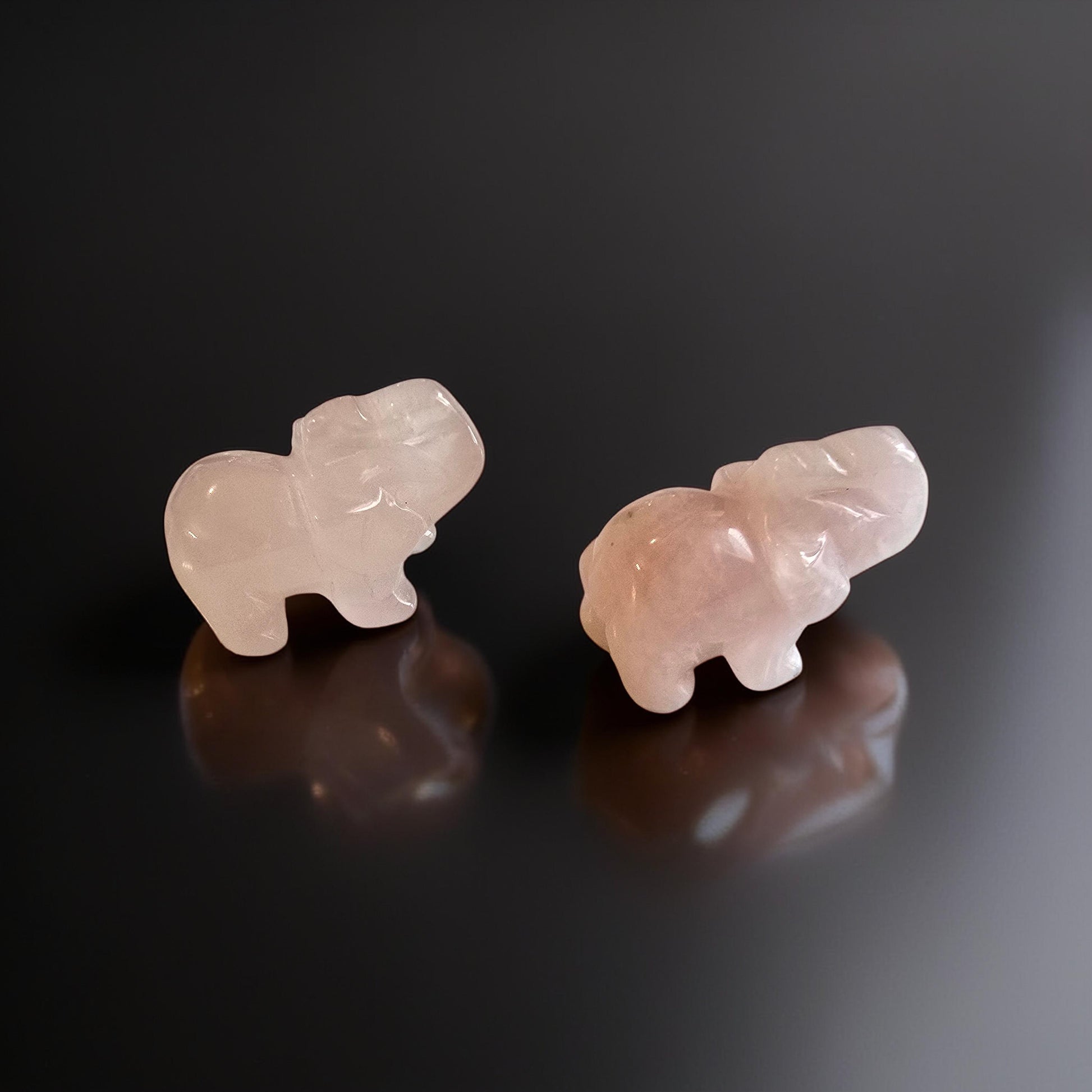 Éléphant Pierre Naturelle 40mm - Qualité Extra - Pierre Scultée