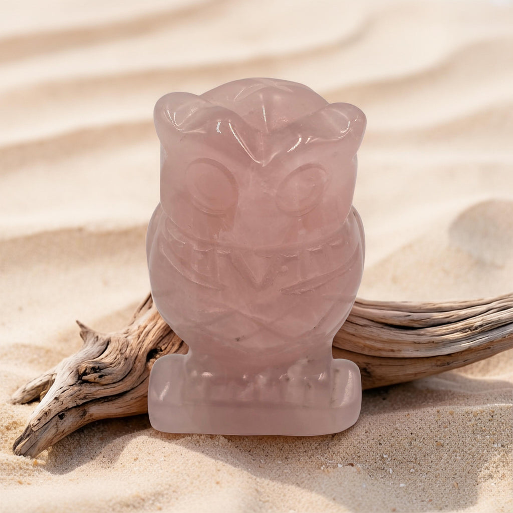 Chouette Pierre Naturelle 50mm - Sagesse & Intuition