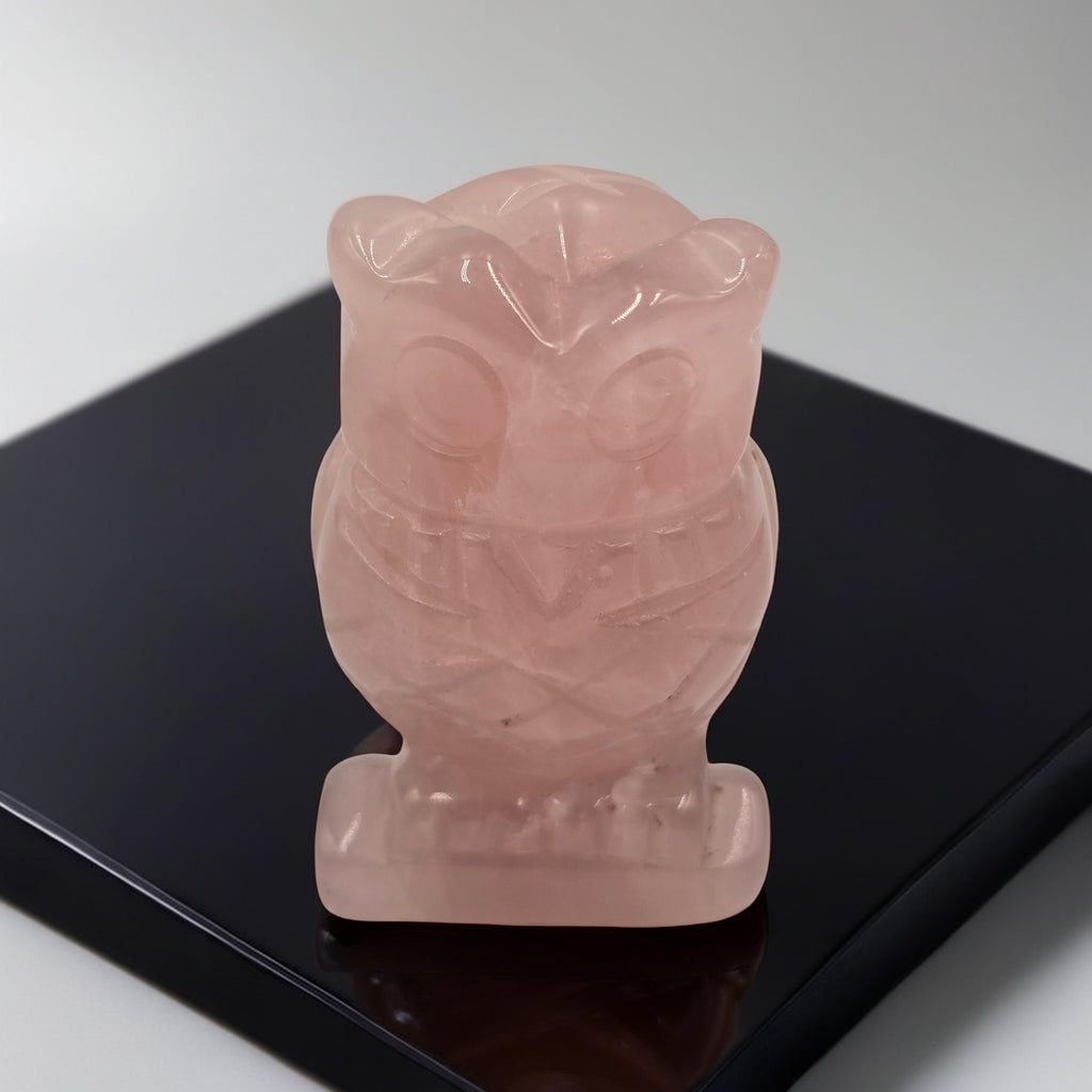 Chouette Pierre Naturelle 50mm - Sagesse & Intuition