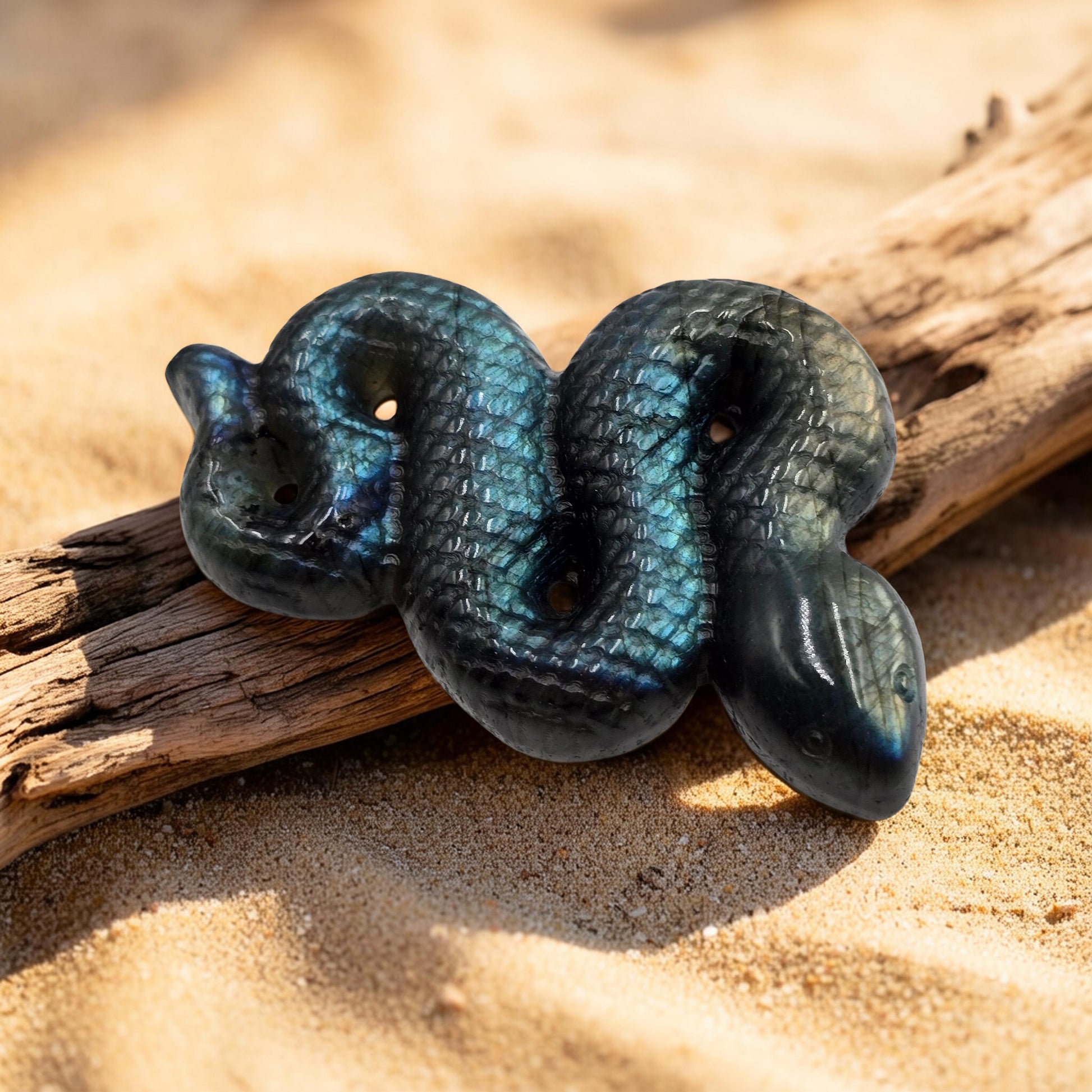 Serpent Labradorite 60mm - Transformation & Magie