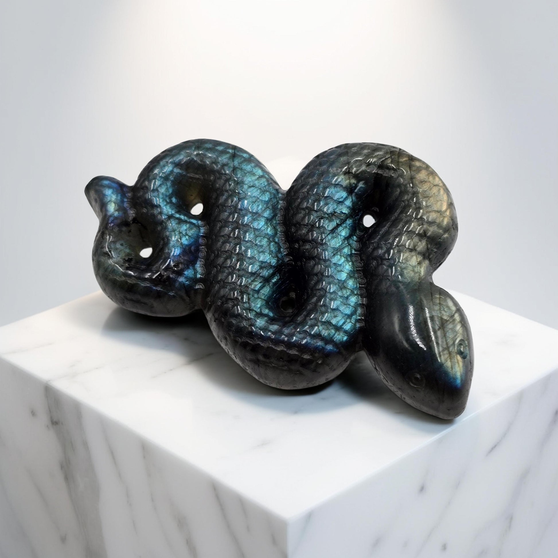 Serpent Labradorite 60mm - Transformation & Magie