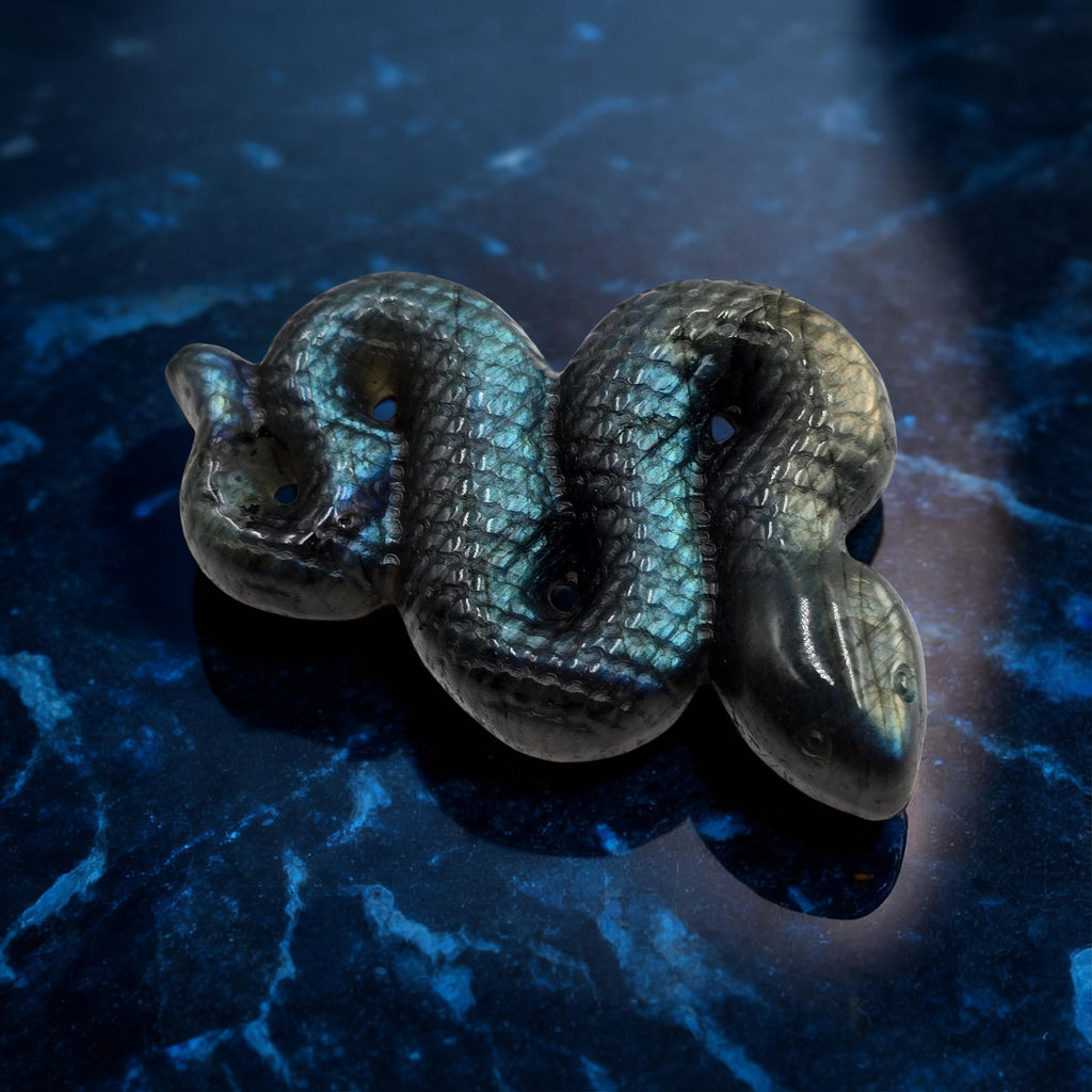 Serpent Labradorite 60mm - Transformation & Magie