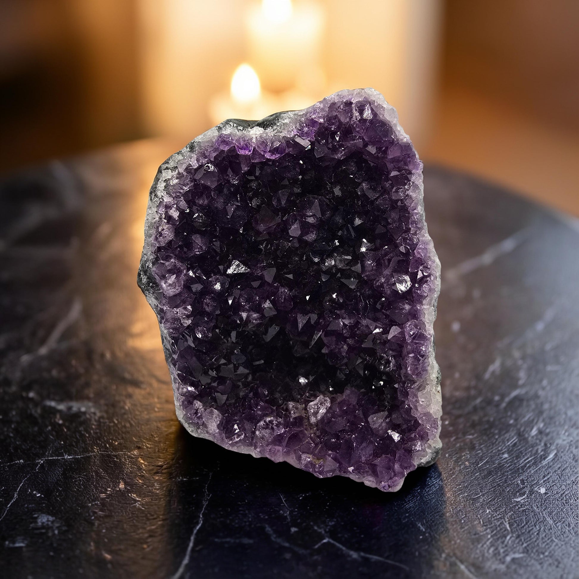 Géode d'Améthyste Brute Uruguay Qualité Extra - Pièce Unique