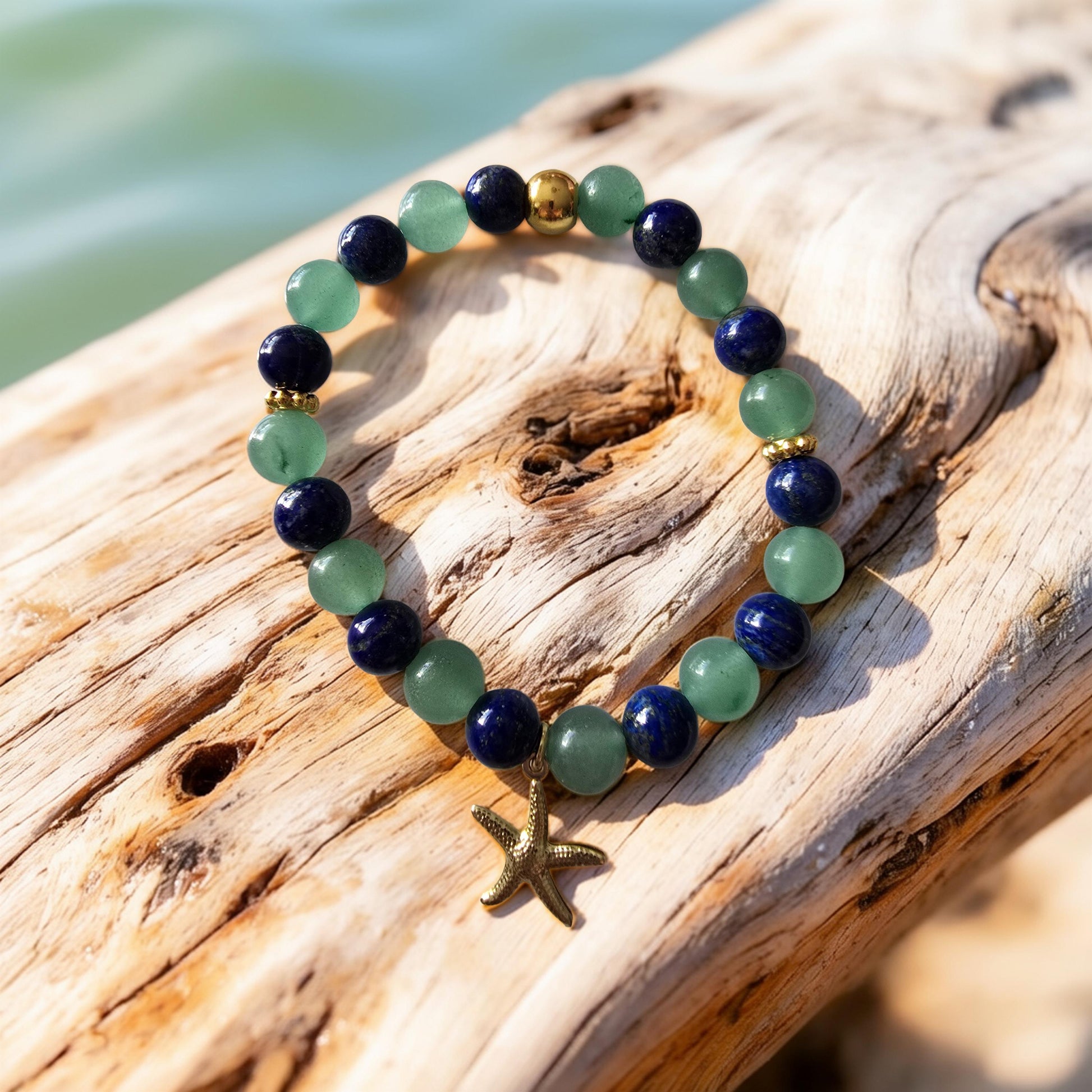 Bracelet Douceur et Confiance - Lapis-Lazuli & Aventurine