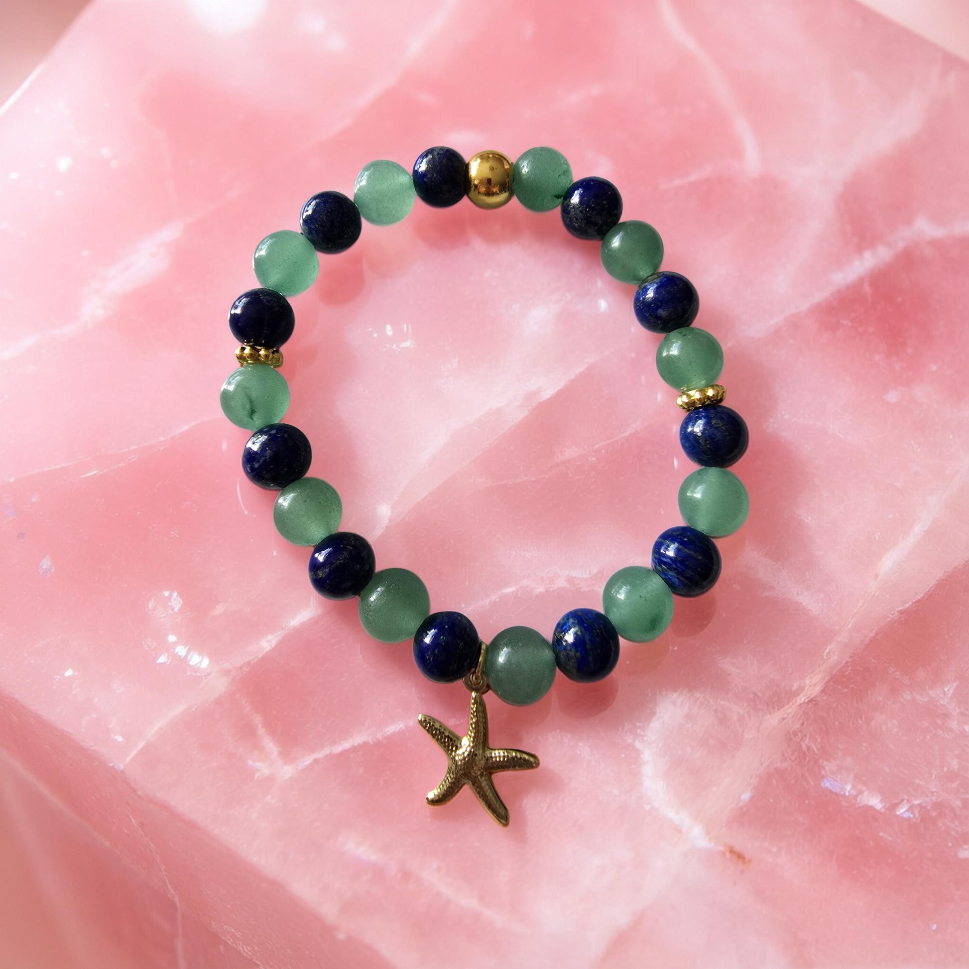 Bracelet Douceur et Confiance - Lapis-Lazuli & Aventurine