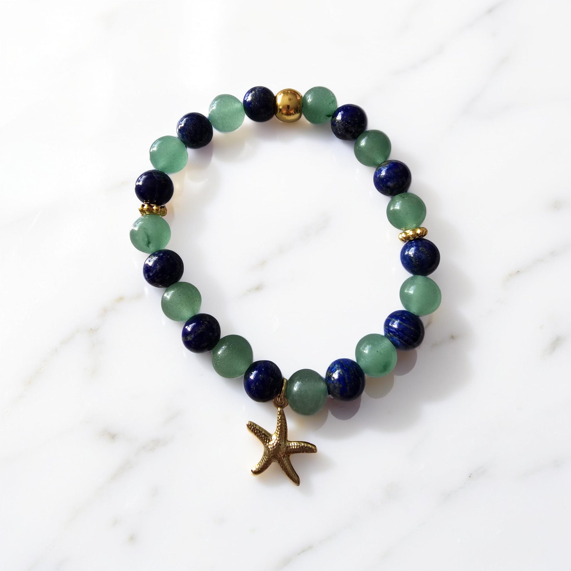 Bracelet Douceur et Confiance - Lapis-Lazuli & Aventurine