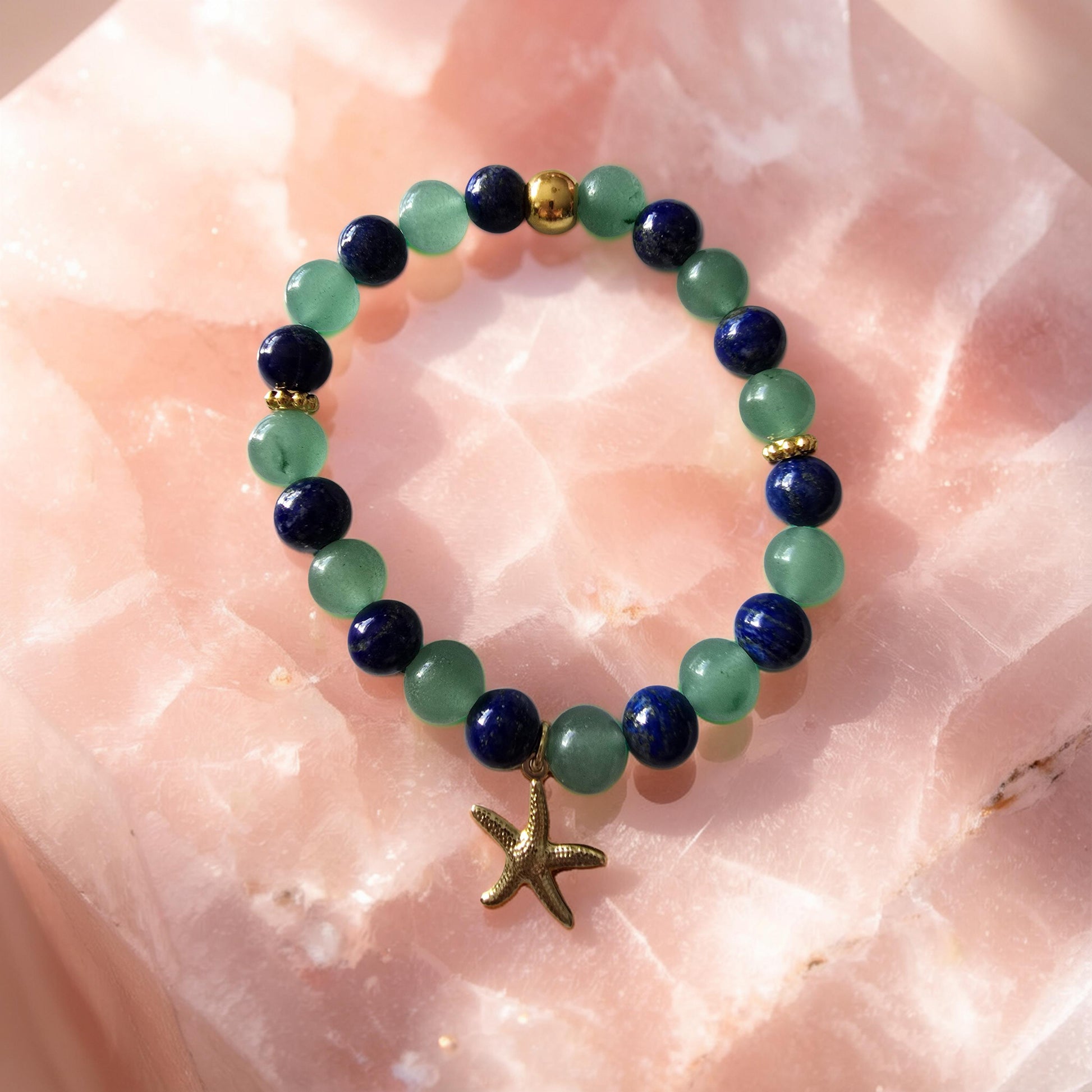 Bracelet Douceur et Confiance - Lapis-Lazuli & Aventurine