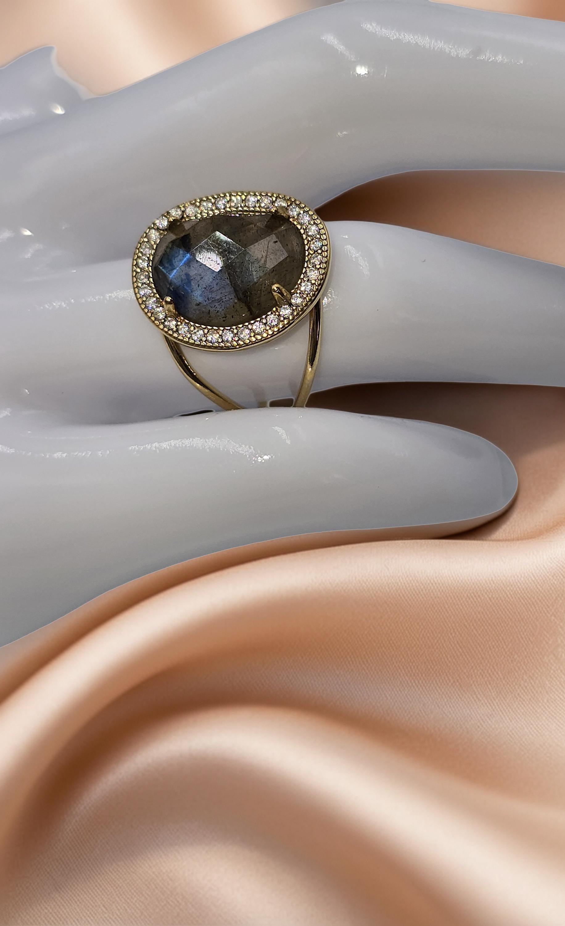 Bague ZENA Labradorite