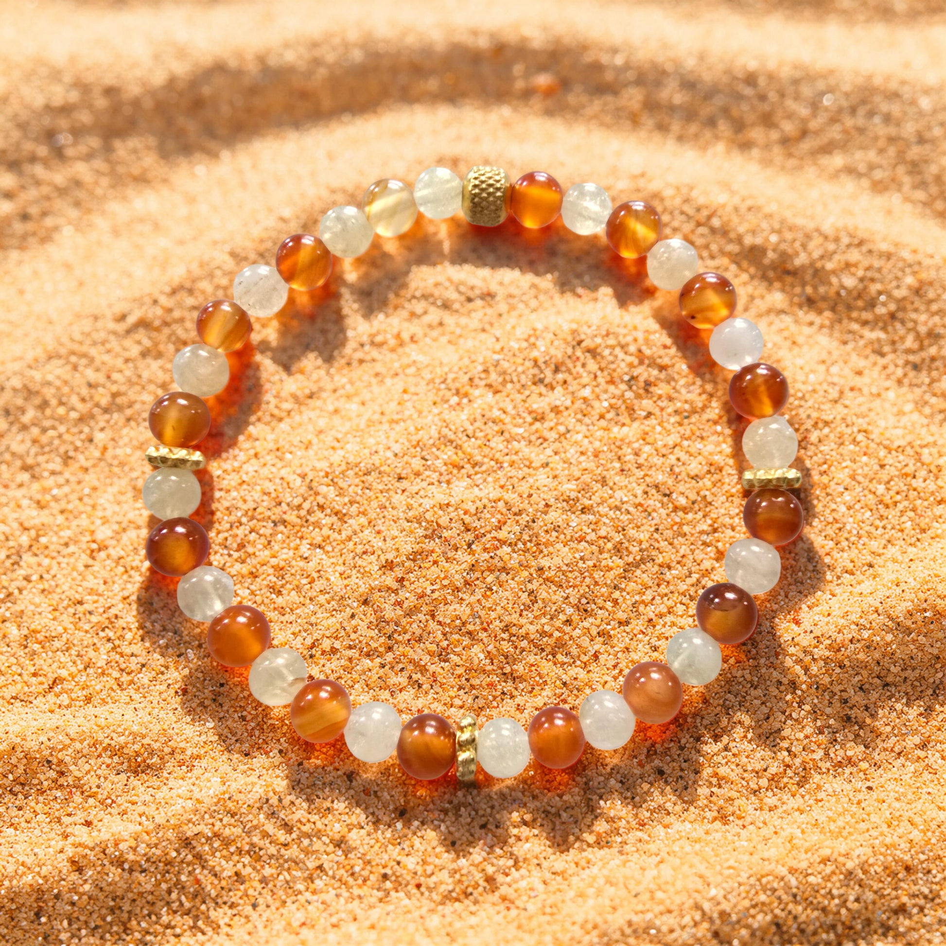 Bracelet Énergie - Citrine & Cornaline