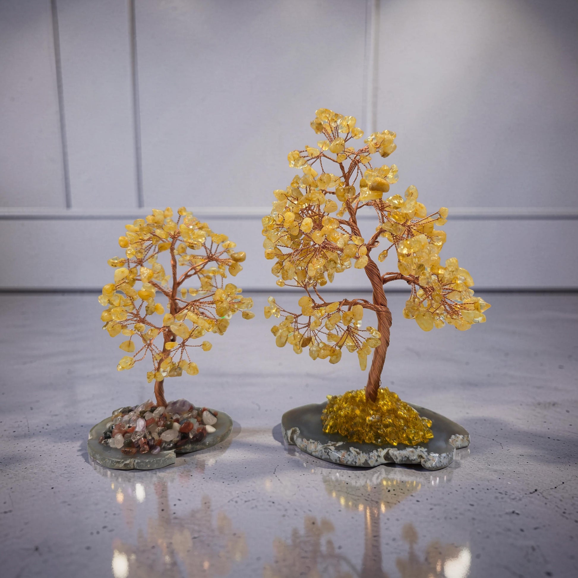 Arbre de Citrine Naturelle - Pétales de Pierre