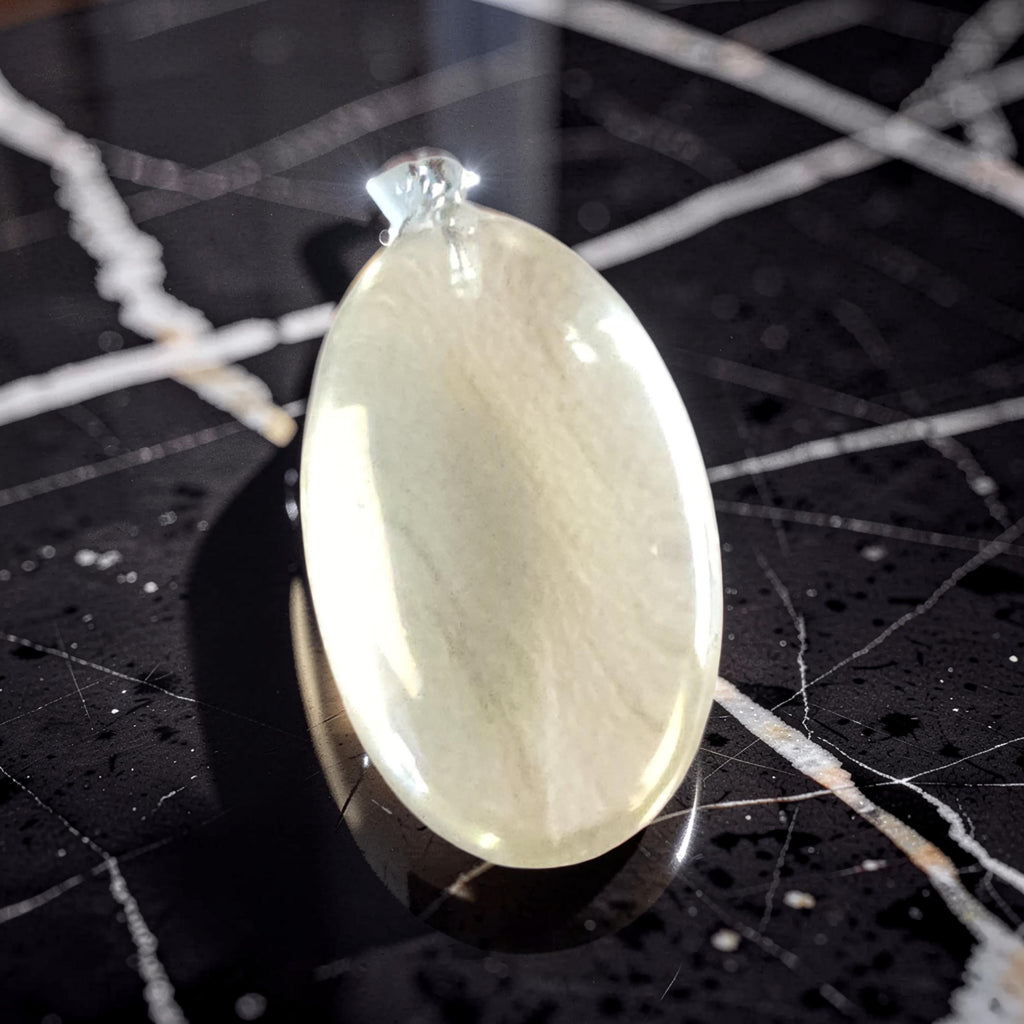 Pendentif Citrine Naturelle Qualité Extra - Pierre de l'Abondance