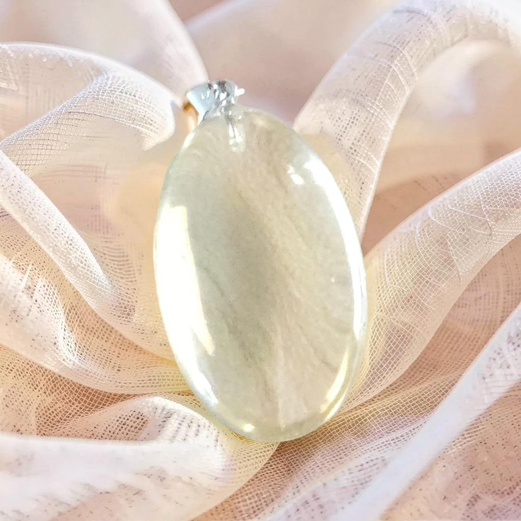 Pendentif Citrine Naturelle Qualité Extra - Pierre de l'Abondance