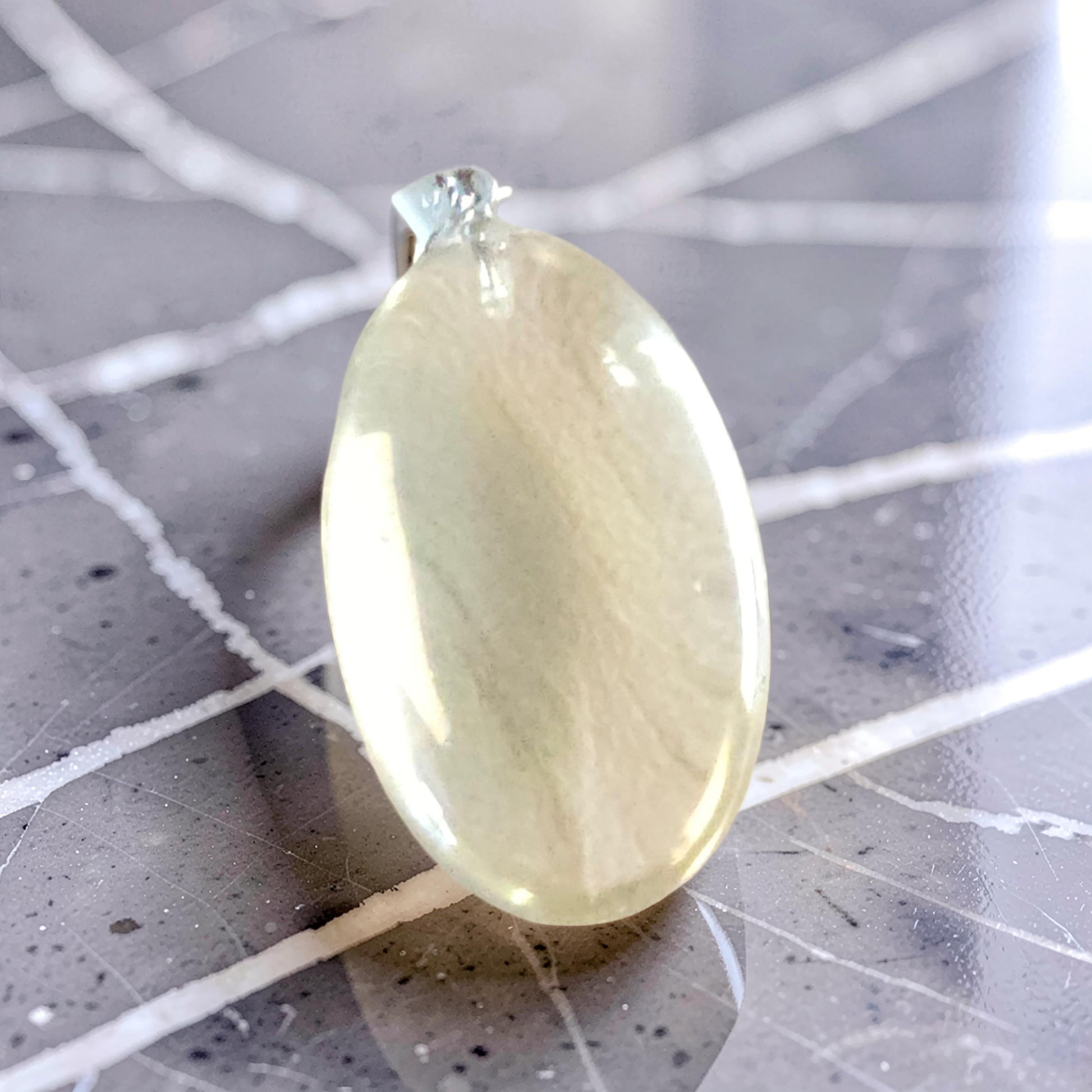 Pendentif Citrine Naturelle Qualité Extra - Pierre de l'Abondance