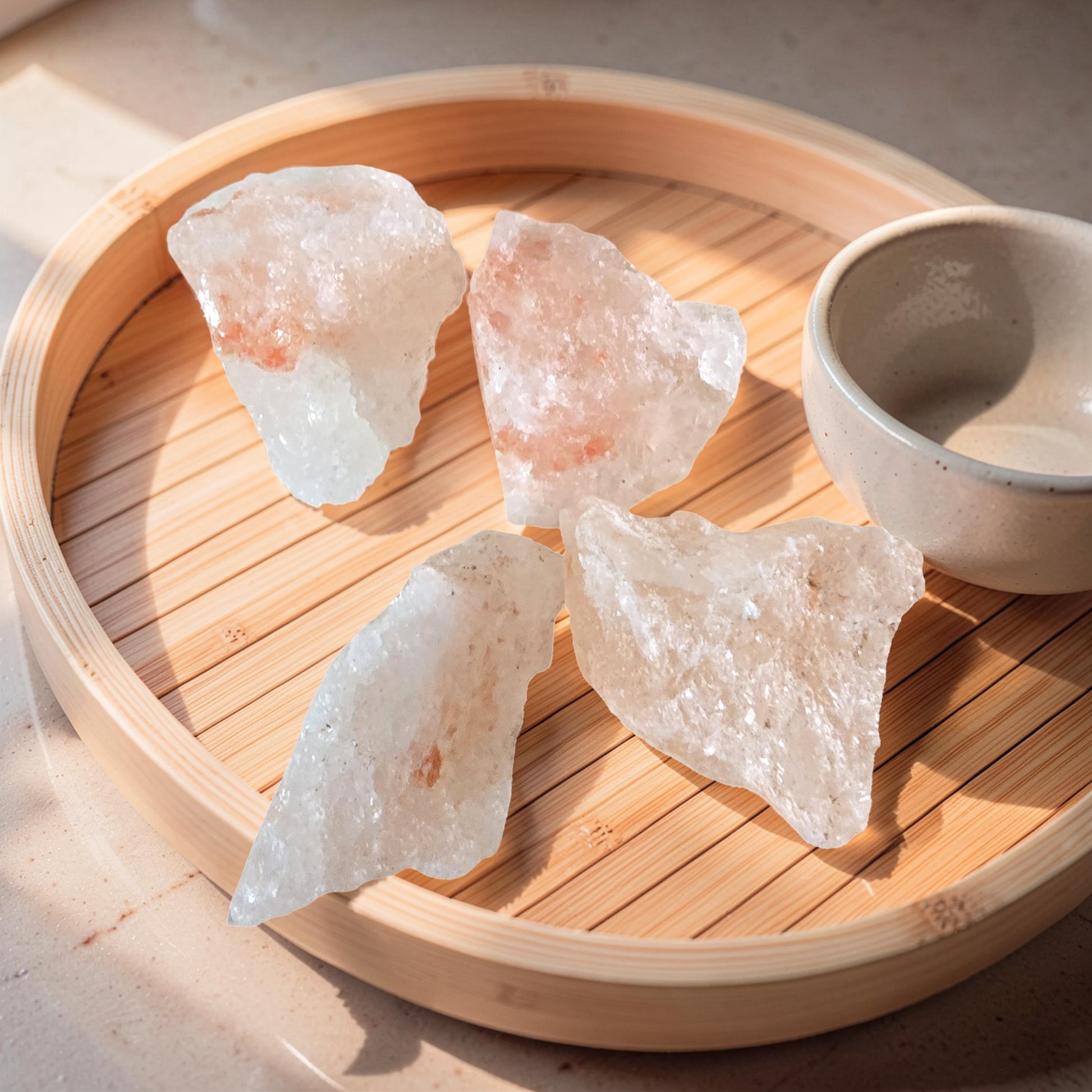 Bloc de Sel Rose de la Mer - Purification Énergétique