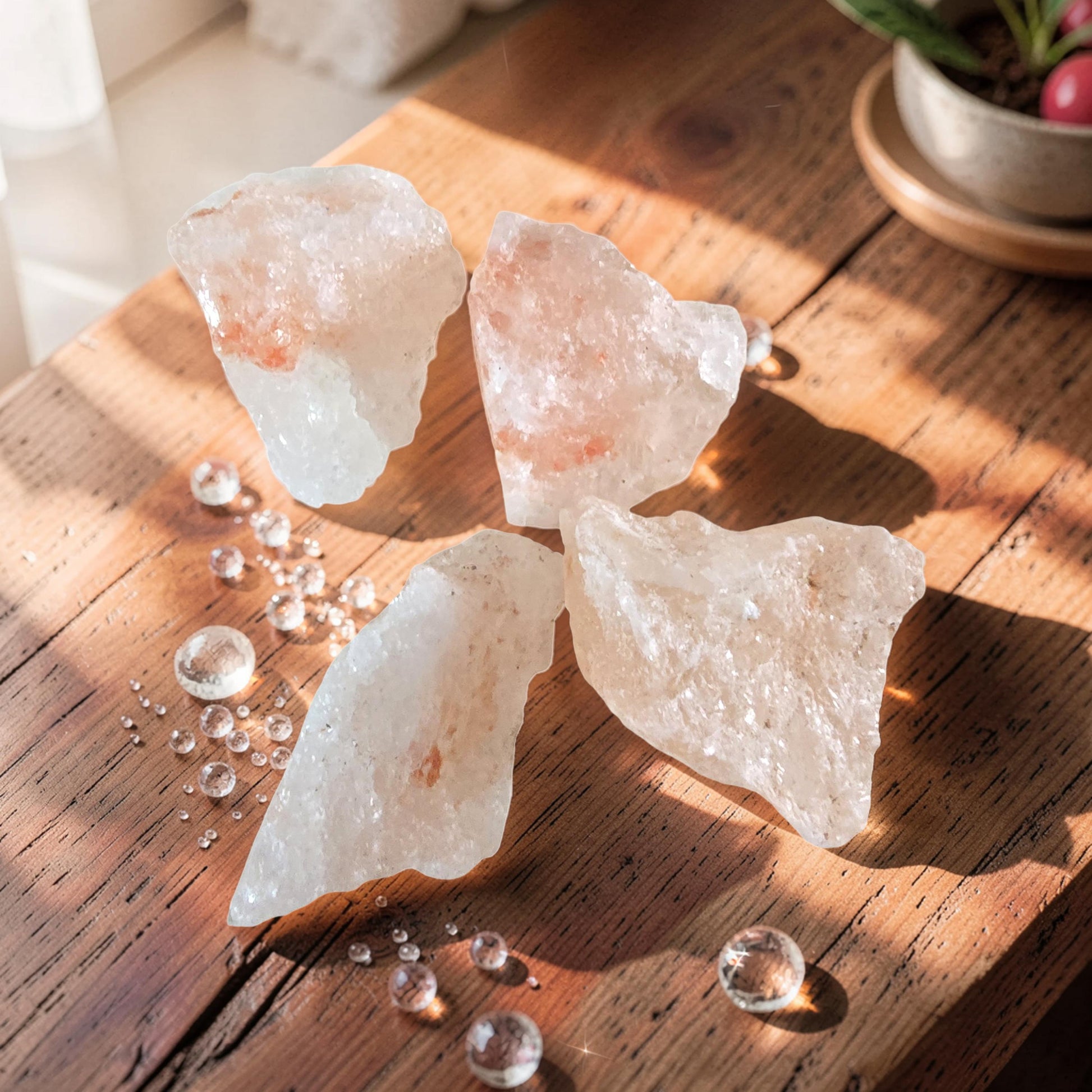 Bloc de Sel Rose de la Mer - Purification Énergétique