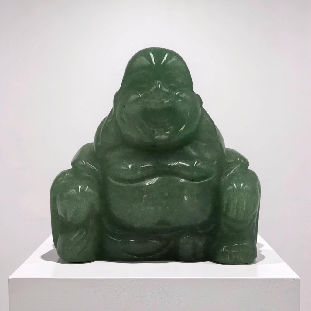 Bouddha en Aventurine Verte - Pierre de Chance et Succès