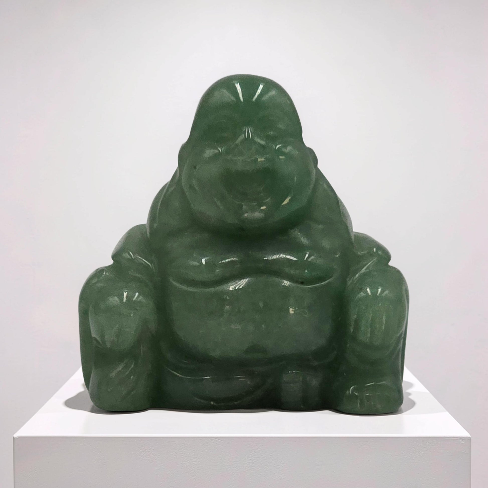 Bouddha en Aventurine Verte - Pierre de Chance et Succès
