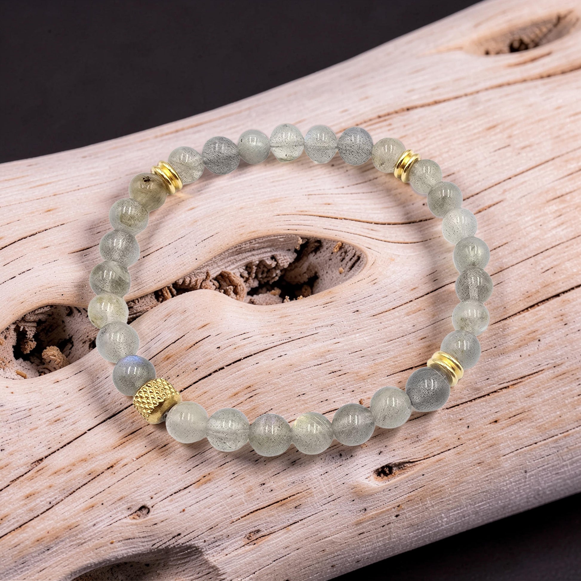 Bracelet Labradorite - Protection Énergétique & Apaisement Cutané