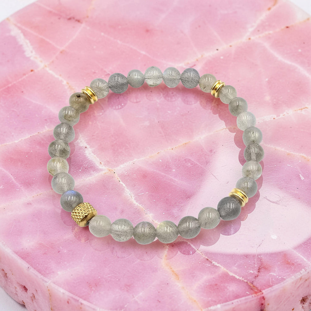 Bracelet Labradorite - Protection Énergétique & Apaisement Cutané
