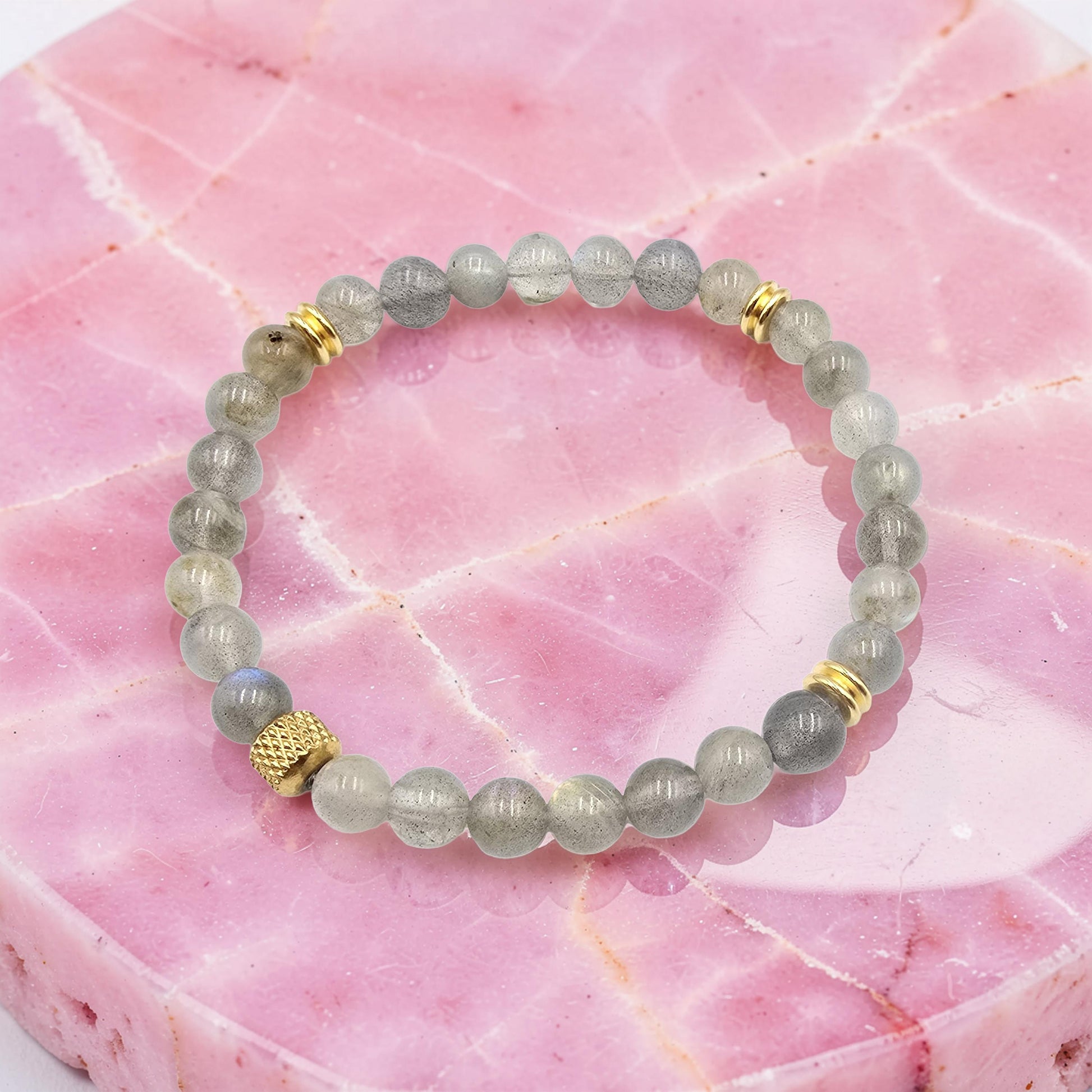 Bracelet Labradorite - Protection Énergétique & Apaisement Cutané