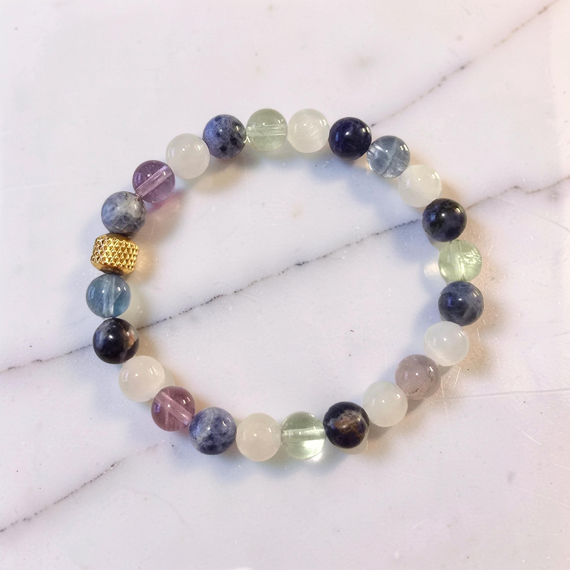 Bracelet Lithothérapie Anti-Allergie Pollen & Acariens