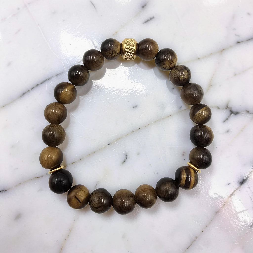 Bracelet Œil de Tigre | Force, Confiance & Protection Énergétique