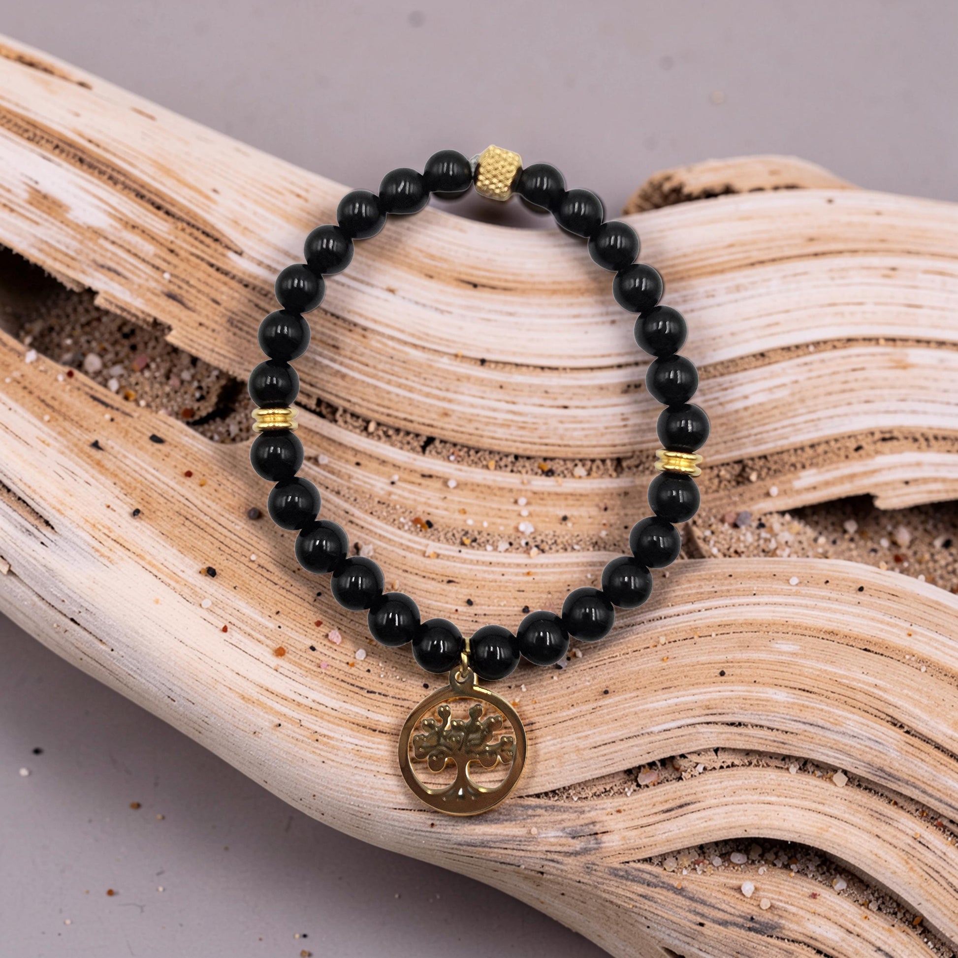 Bracelet Obsidienne Noire | Protection, Purification & Ancrage