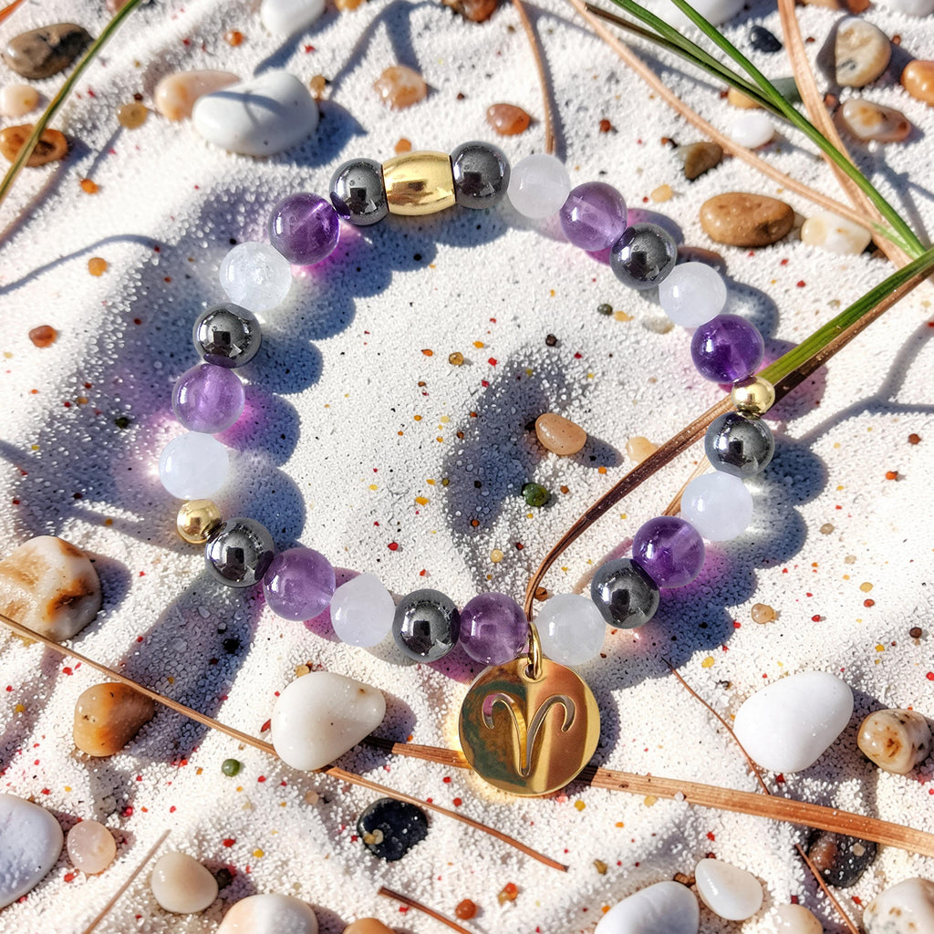 Bracelet Bélier ♈ | Apaiser l’Impulsivité, Calmer le Mental & Stabiliser l’Énergie