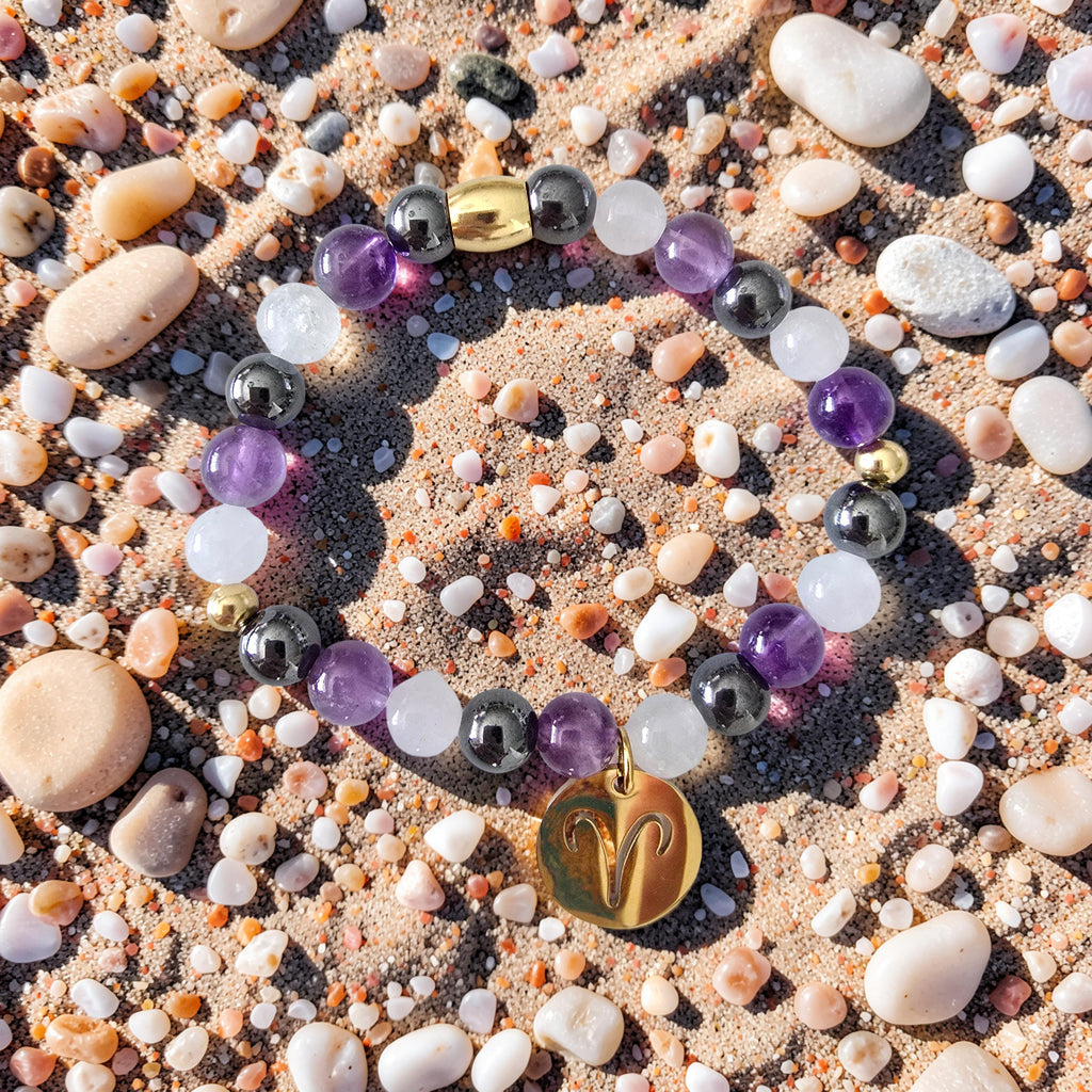Bracelet Bélier ♈ | Apaiser l’Impulsivité, Calmer le Mental & Stabiliser l’Énergie