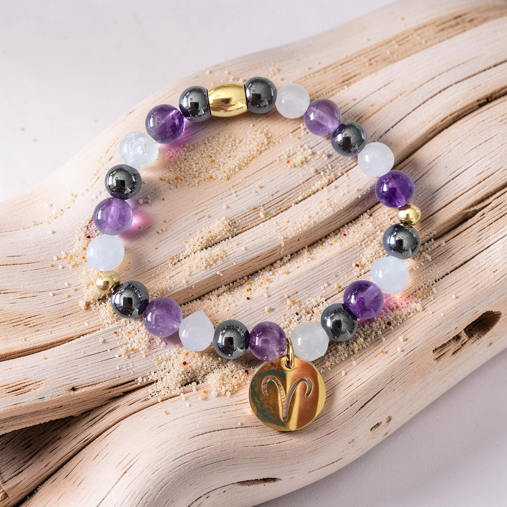 Bracelet Bélier ♈ | Apaiser l’Impulsivité, Calmer le Mental & Stabiliser l’Énergie