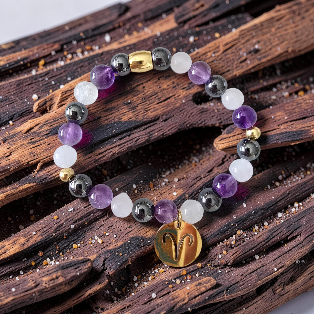 Bracelet Bélier ♈ | Apaiser l’Impulsivité, Calmer le Mental & Stabiliser l’Énergie