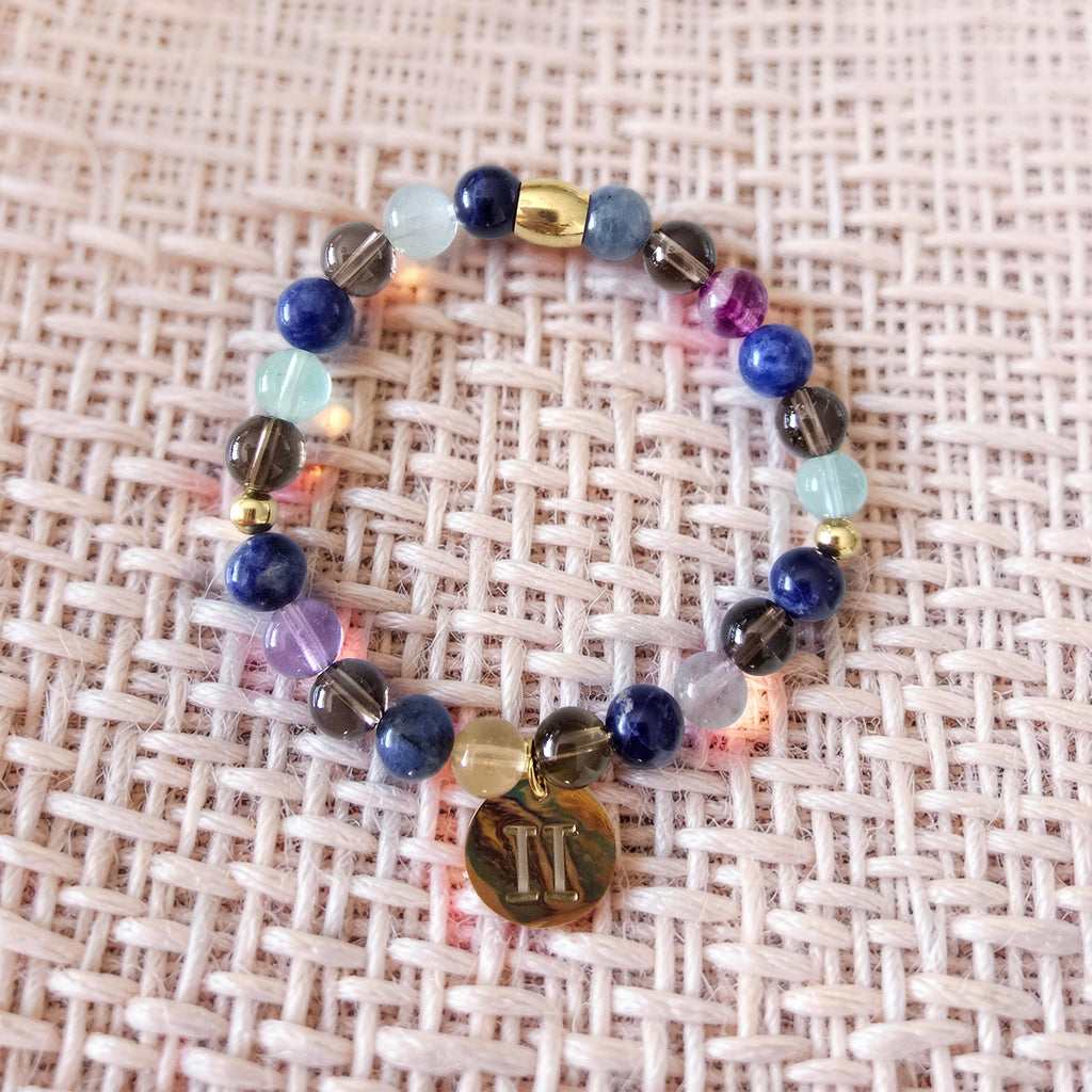 Bracelet Gémeaux ♊ | Calmer le Mental, Apaiser la Dispersion & Trouver la Clarté