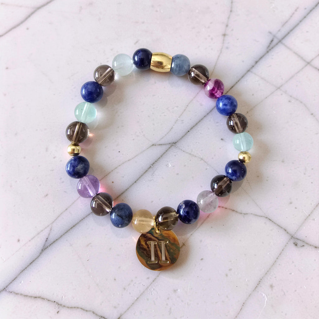 Bracelet Gémeaux ♊ | Calmer le Mental, Apaiser la Dispersion & Trouver la Clarté
