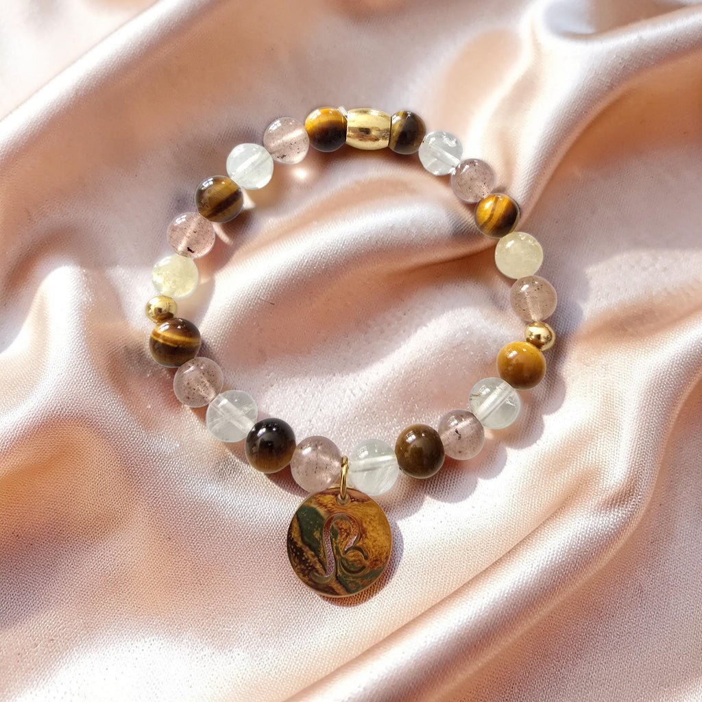 Bracelet Lion ♌ | Confiance Stable, Douceur Émotionnelle & Énergie Positive