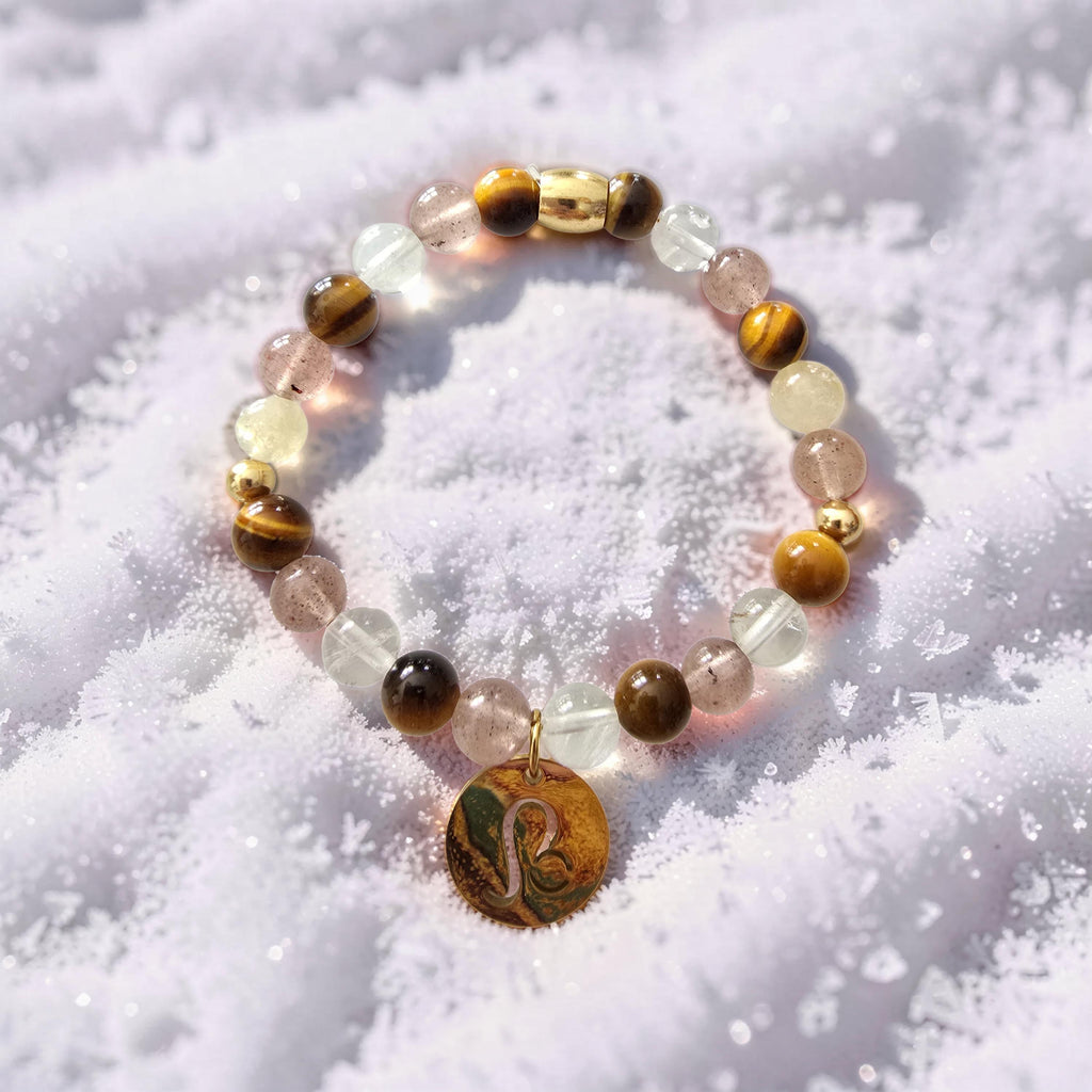 Bracelet Lion ♌ | Confiance Stable, Douceur Émotionnelle & Énergie Positive