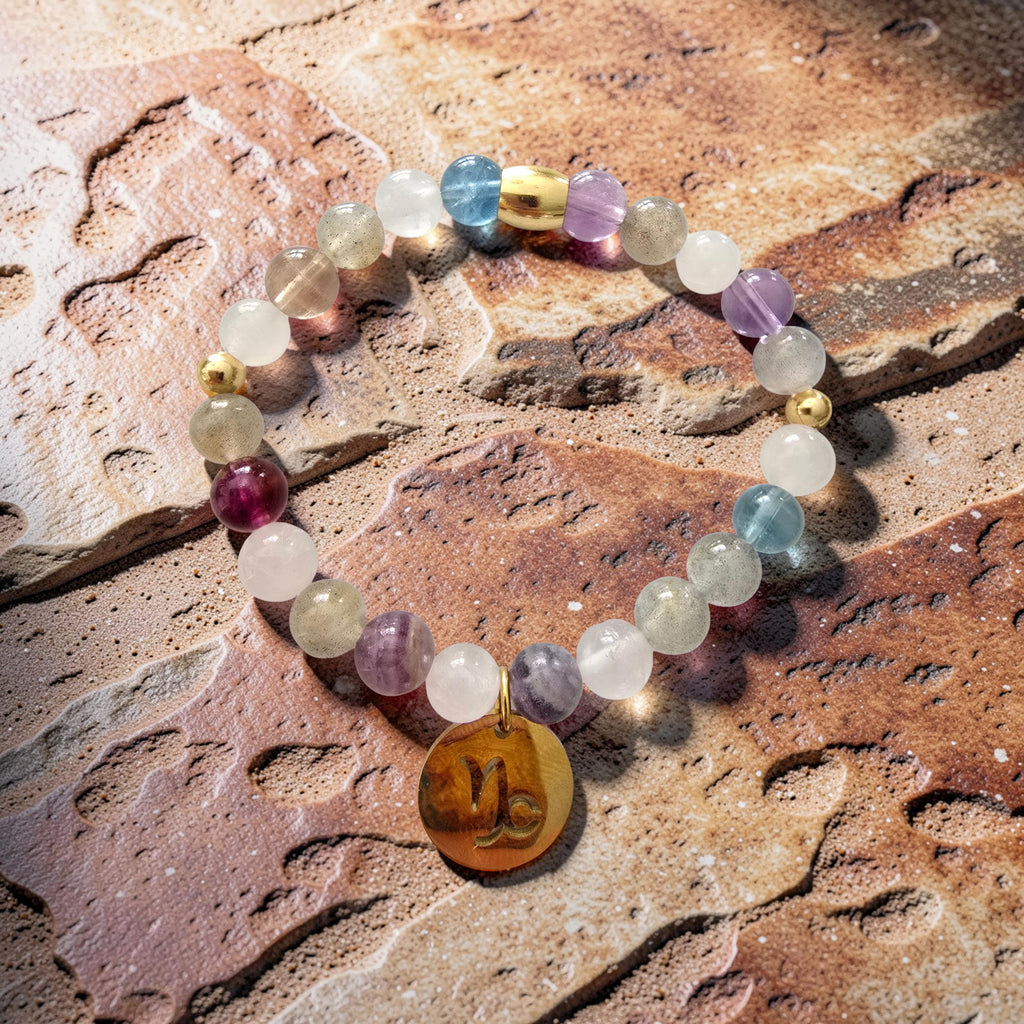 Bracelet Capricorne ♑ | Ouvrir le Cœur, Alléger le Mental & Se Protéger du Stress