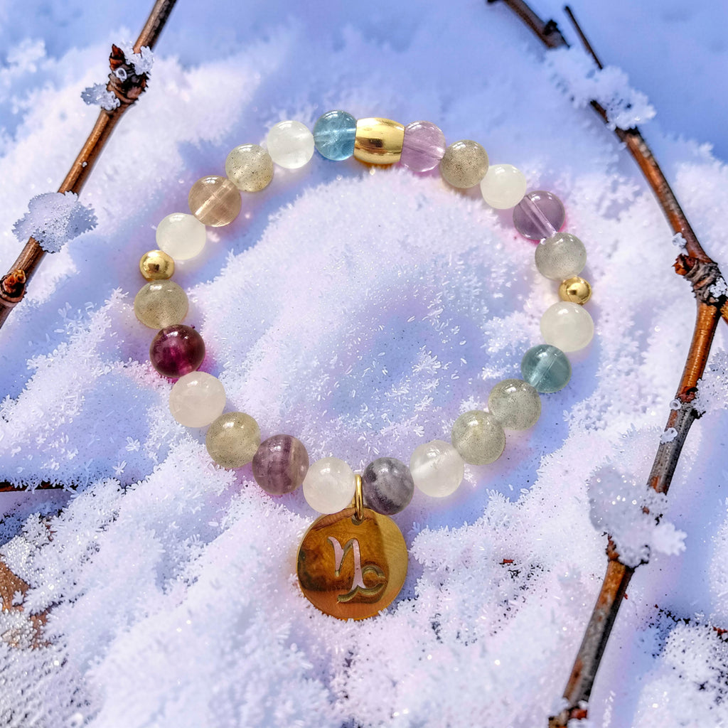 Bracelet Capricorne ♑ | Ouvrir le Cœur, Alléger le Mental & Se Protéger du Stress