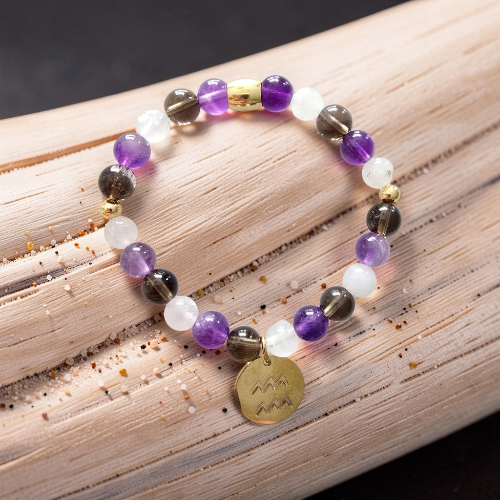 Bracelet Verseau ♒ | Calmer le Mental, Ancrer l’Originalité & Protéger l’Énergie