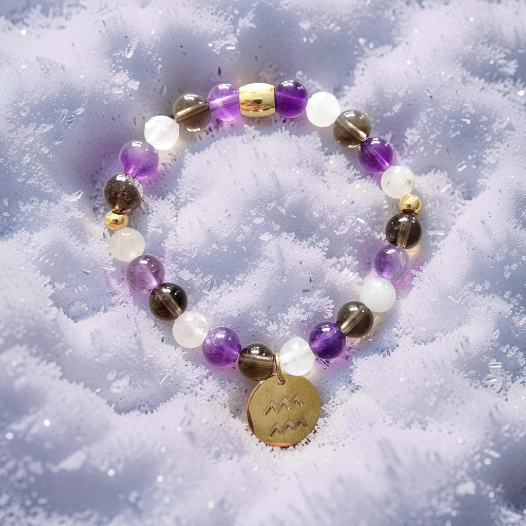 Bracelet Verseau ♒ | Calmer le Mental, Ancrer l’Originalité & Protéger l’Énergie
