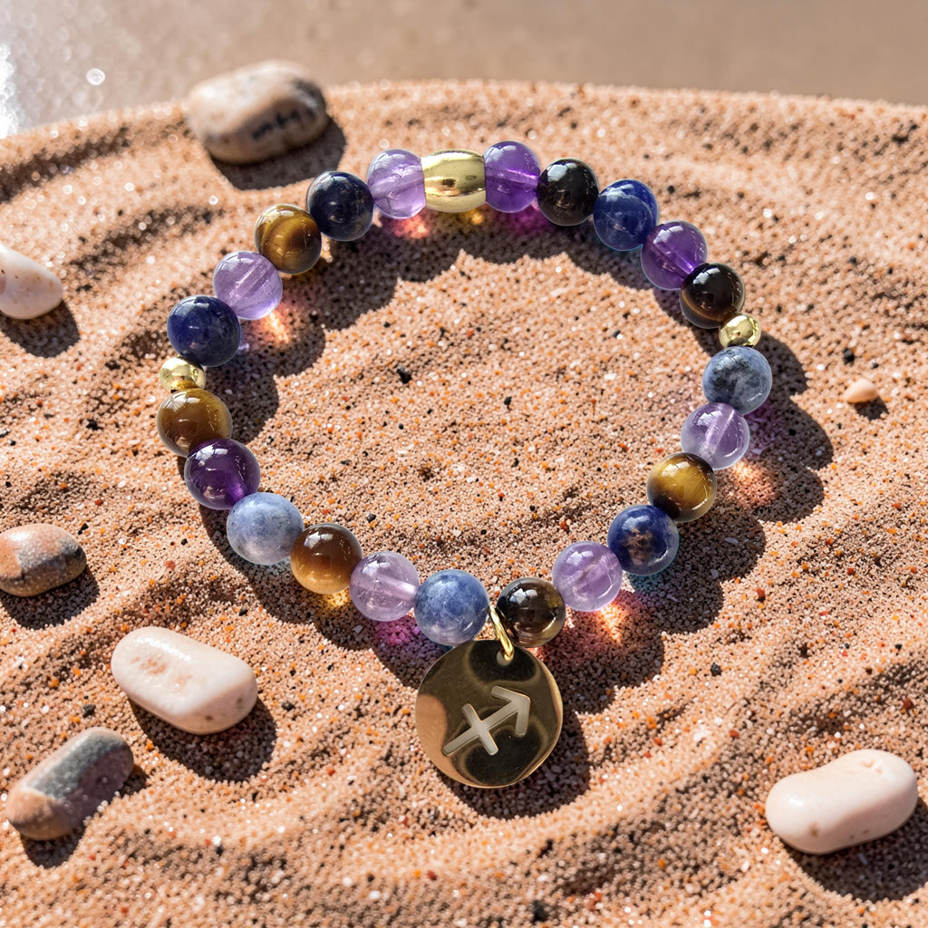 Bracelet Sagittaire ♐ | Ancrer l’Élan, Calmer le Mental & Trouver la Stabilité