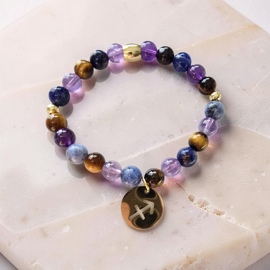 Bracelet Sagittaire ♐ | Ancrer l’Élan, Calmer le Mental & Trouver la Stabilité
