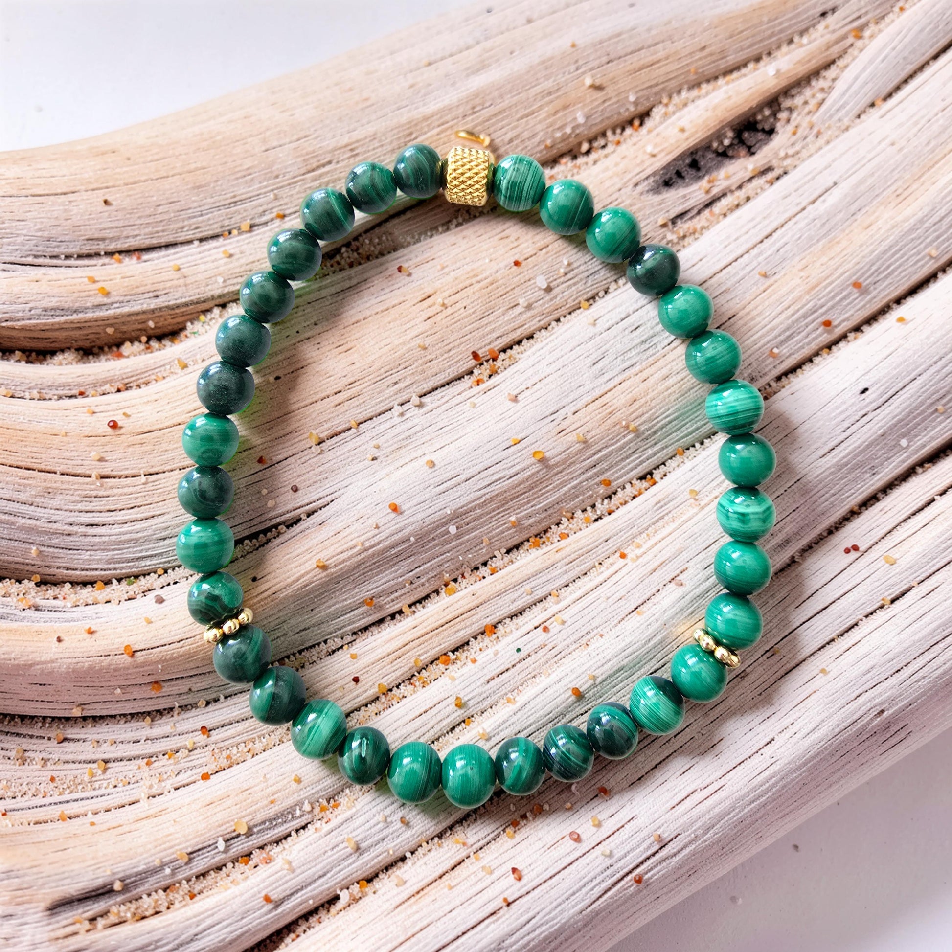 Bracelet Malachite – Anti-Douleur & Bien-Être Total