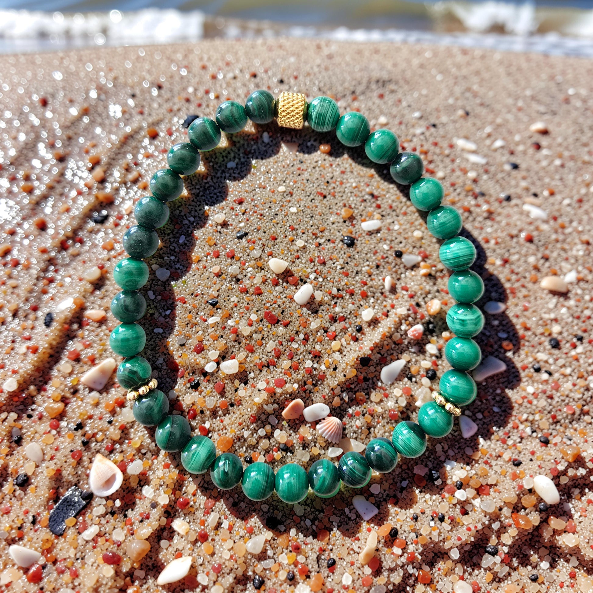Bracelet Malachite – Anti-Douleur & Bien-Être Total